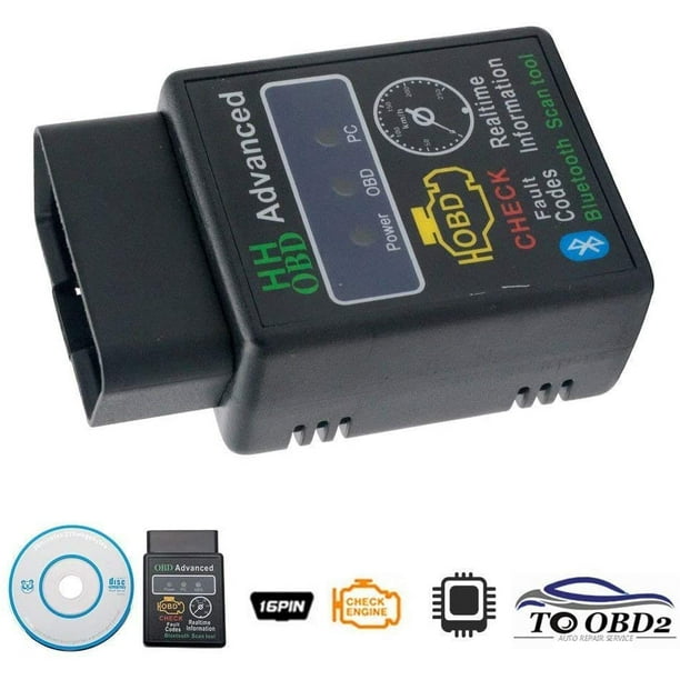 OBD2 ELM327 Bluetooth Car Scanner Android Torque Auto Diagnostic Scan Tool GA